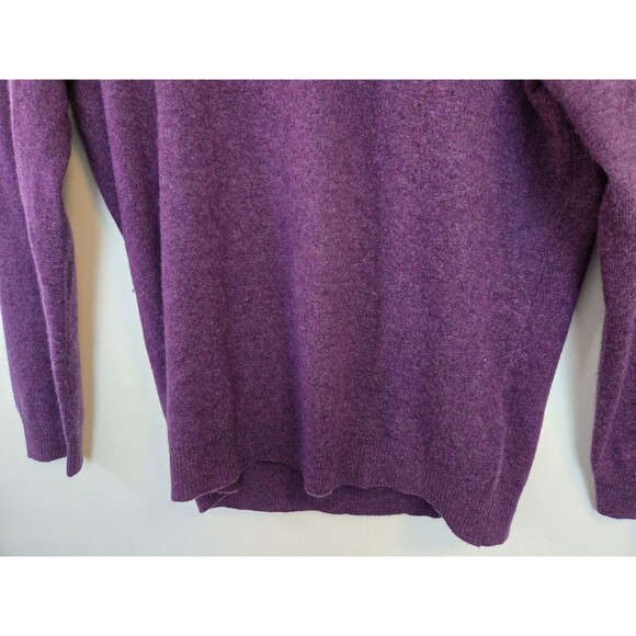 Club Room Sweater Mens L Cashmere Purple Luxury Preppy Academia Casual Grandpa - Picture 3 of 8